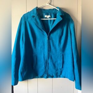 Studio Works Vibrant Blue Blazer Size 16